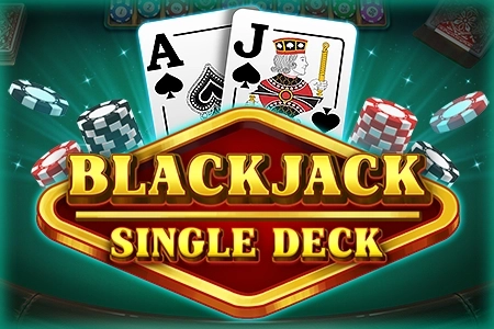 Game image: Single Deck Blackjack by Platipus