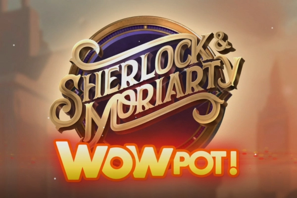 Game image: Sherlock & Moriarty WOWPOT! by Just for the Win