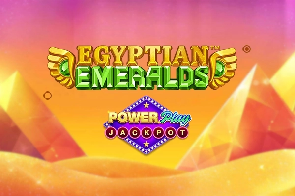 Game image: Egyptian Emeralds PowerPlay Jackpot by Playtech