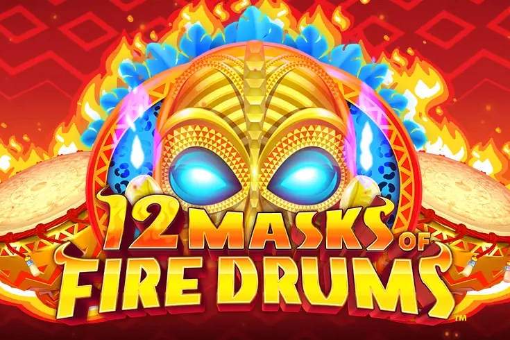 Game image: 12 Masks of Fire Drums by Gameburger Studios