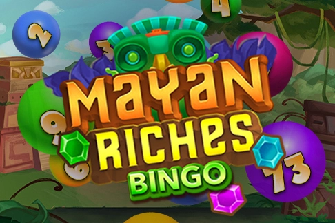 Game image: Mayan Riches Bingo by Mascot Gaming