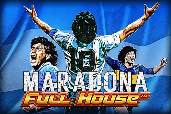 Game image: Maradona Full House by Blueprint Gaming