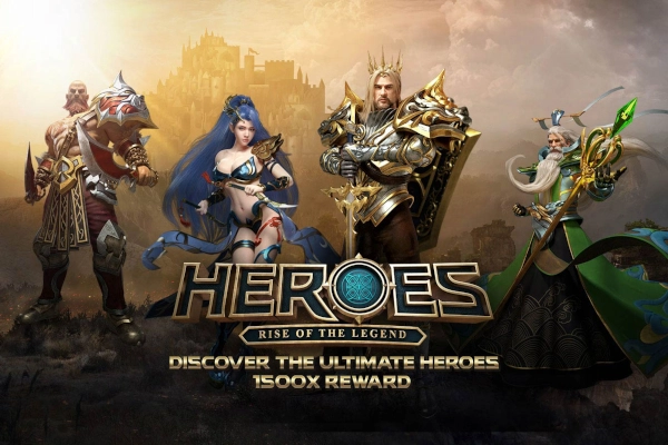 Game image: Heroes Rise of the Legend by Spadegaming