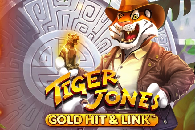 Game image: Gold Hit & Link: Tiger Jones by Playtech