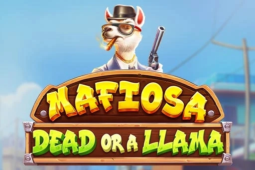 Game image: Mafiosa Dead or a Llama by Pragmatic Play