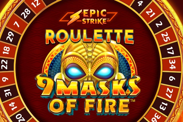 Game image: Epic Strike Roulette 9 Masks of Fire by Switch Studios