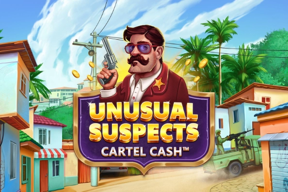 Game image: Unusual Suspects Cartel Cash by Northern Lights Gaming