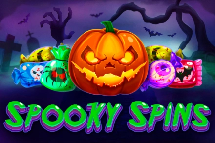 Game image: Spooky Spins by REDSTONE