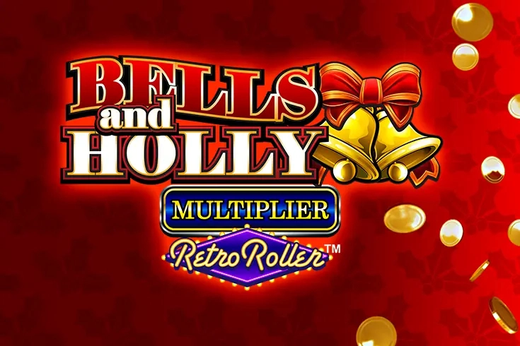 Game image: Bells and Holly Multiplier Retro Roller by Games Global