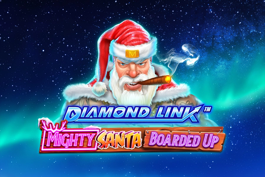 Game image: Diamond Link Mighty Santa: Boarded Up by Greentube