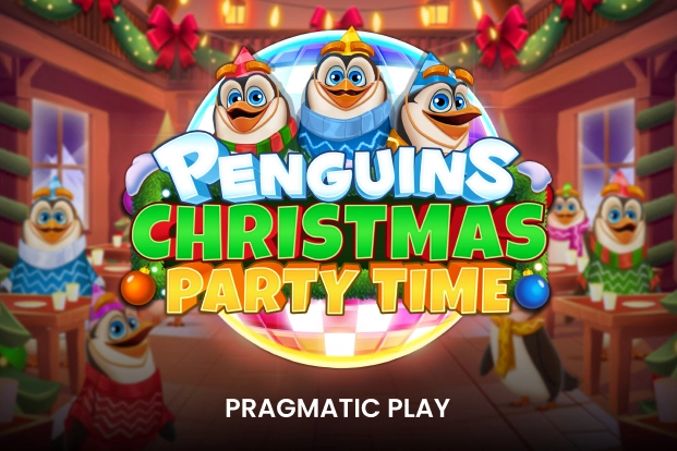 Game image: Penguins Christmas Party Time by Pragmatic Play