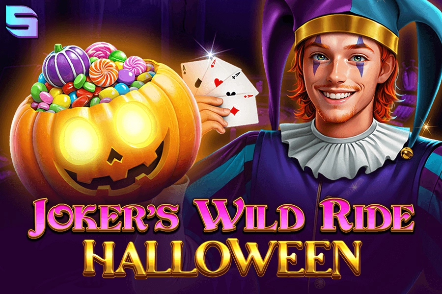 Game image: Joker's Wild Ride Halloween by Spinomenal