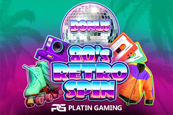 Game image: 80's Retro Spin by Platin Gaming