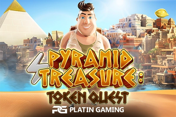 Game image: Pyramid Treasure Token Quest by Platin Gaming