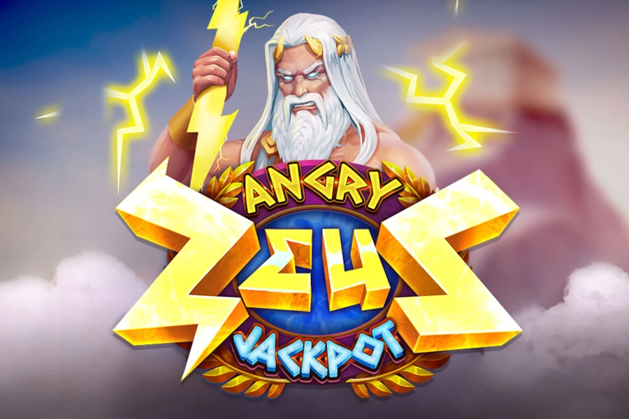 Game image: Angry Zeus Jackpot by Playnetic