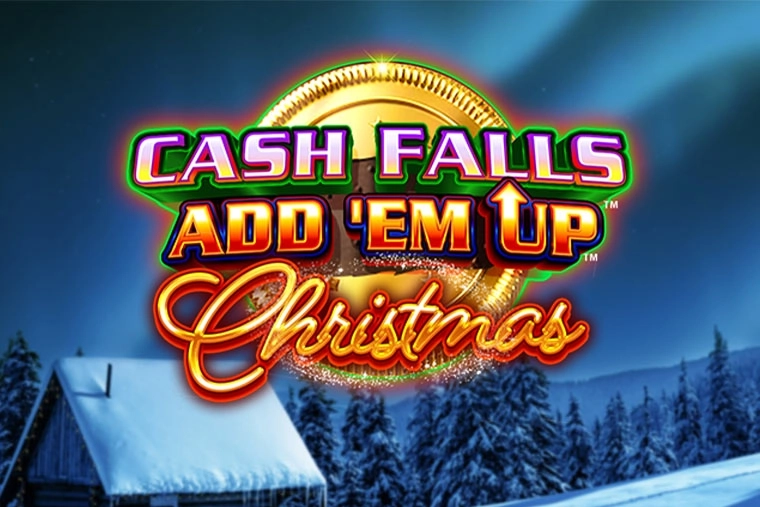 Game image: Cash Falls: Add 'Em Up Christmas by Light & Wonder