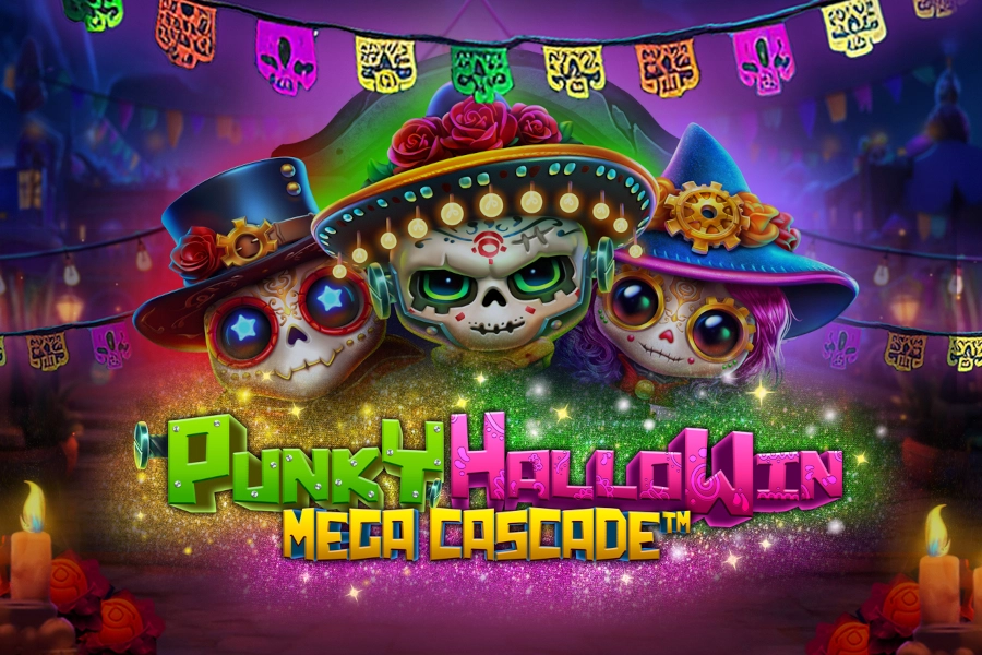 Game image: Punky HalloWin Mega Cascade by RTG