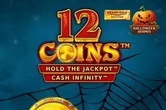 Spielbild: 12 Coins Grand Gold Edition Halloween Jackpots von Wazdan