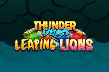 Game image: Thunder Drums Leaping Lions by Light & Wonder