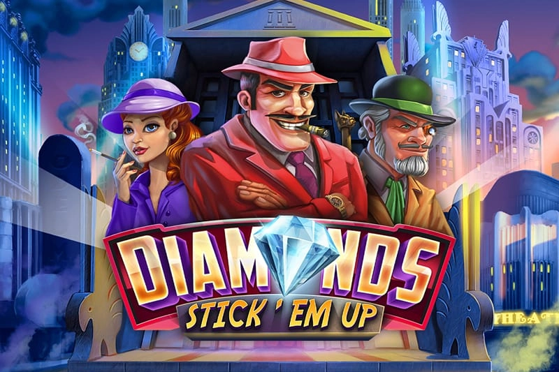 Game image: Diamonds Stick 'Em Up by Realistic Games