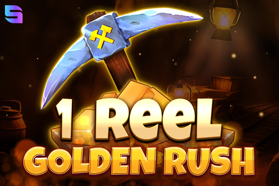 Game image: 1 Reel Golden Rush by Spinomenal
