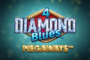 Thumbnail: 4 Diamond Blues Megaways by Buck Stakes Entertainment