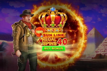 Game image: Regal Spins 40 Sun Link by Pateplay