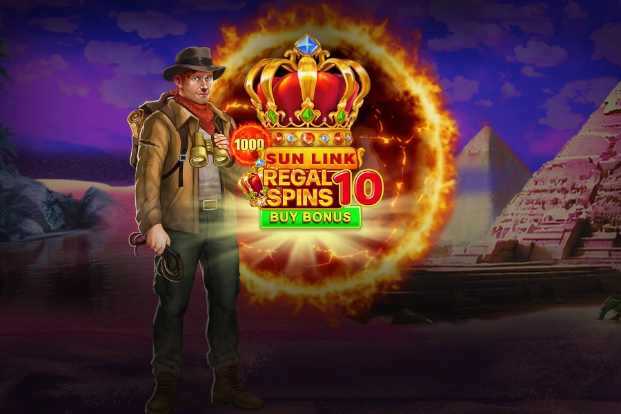 Game image: Regal Spins 10 Sun Link by Pateplay