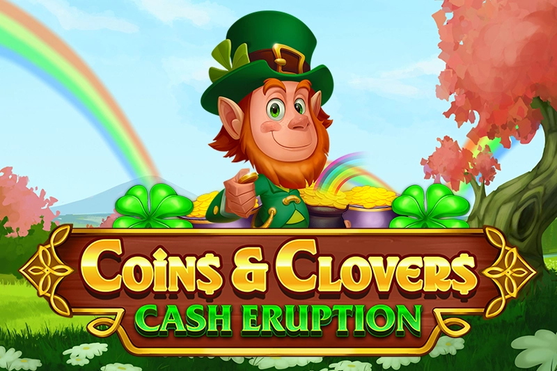 Game image: Cash Eruption Coins & Clovers by IGT