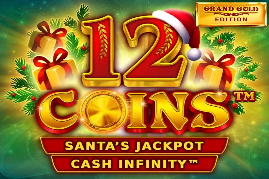 Game image: 12 Coins Grand Gold Edition Santa's Jackpots by Wazdan