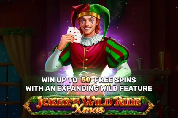 Game image: Joker's Wild Ride - Xmas by Spinomenal