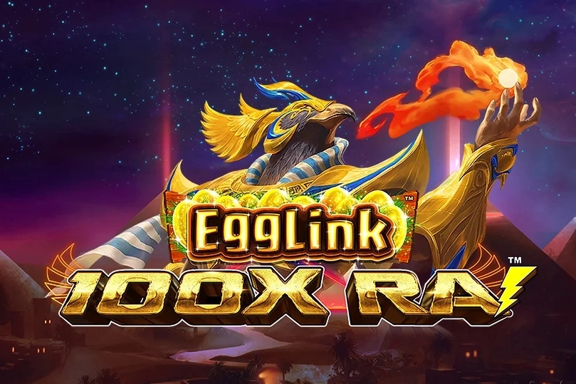 Game image: Egglink 100x Ra by Lightning Box Games
