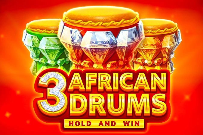 Game image: 3 African Drums by Booongo