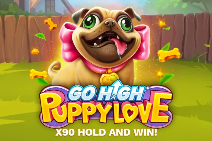Game image: Go High Puppy Love by RubyPlay