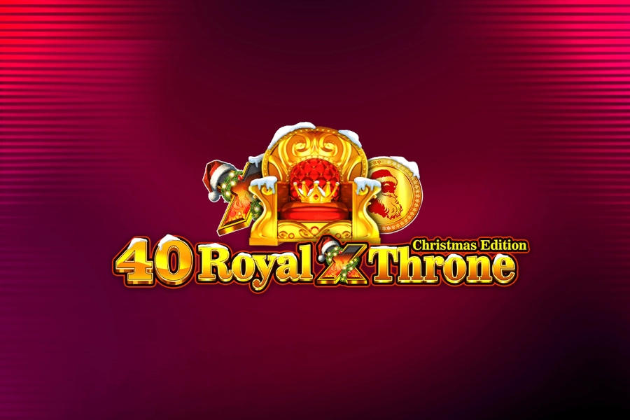 Game image: 40 Royal X Throne Christmas Edition by Excellent Reel