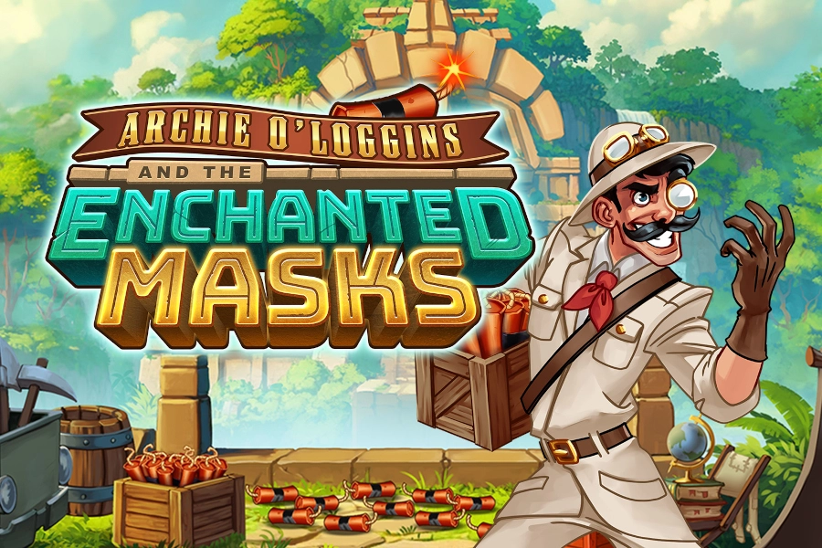 Game image: Archie O'Loggins and the Enchanted Masks by Thunderkick
