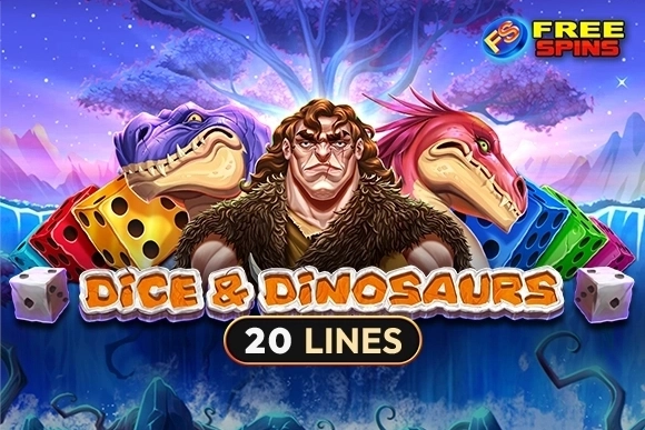 Game image: Dice & Dinosaurs by Amusnet
