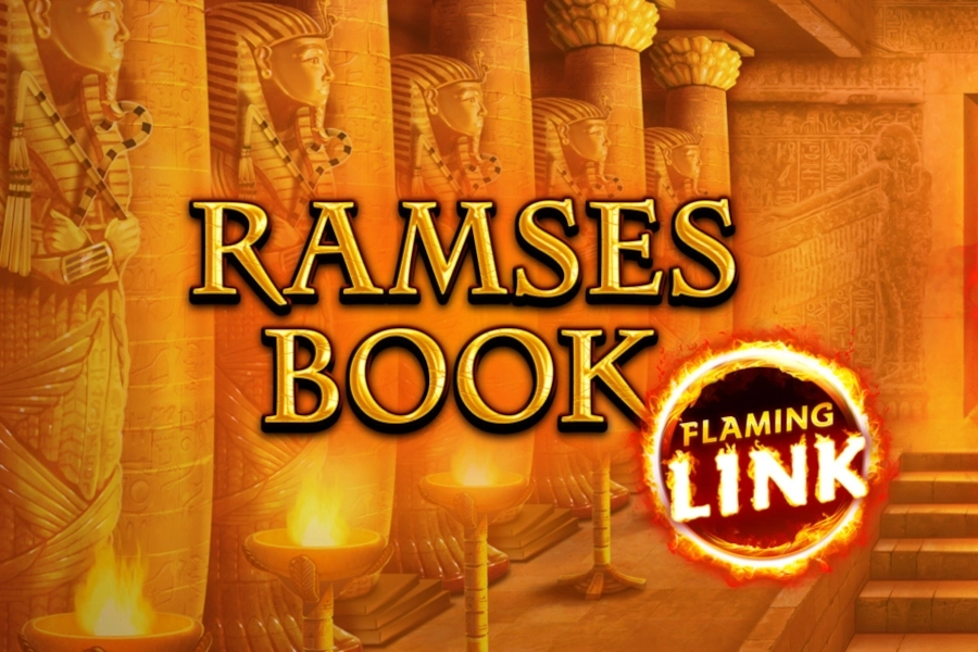 Game image: Ramses Book Flaming Link by Gamomat