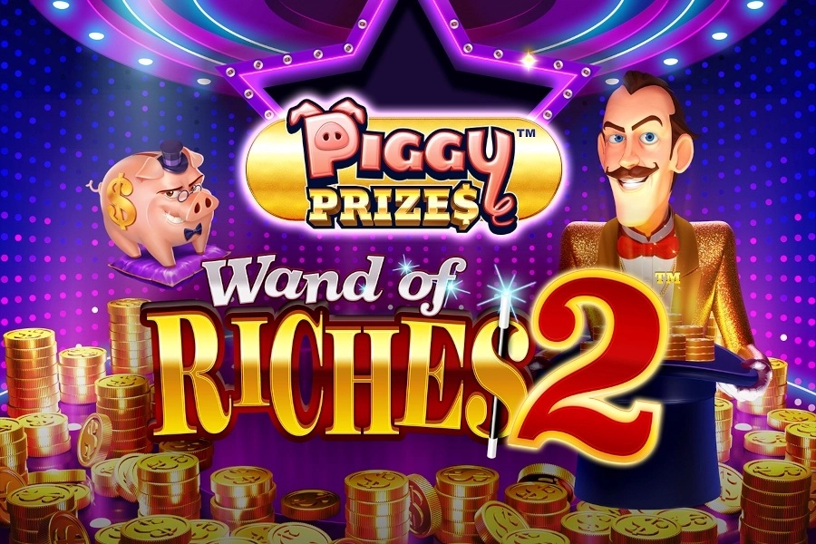 Game image: Piggy Prizes: Wand of Riches 2 by Greentube