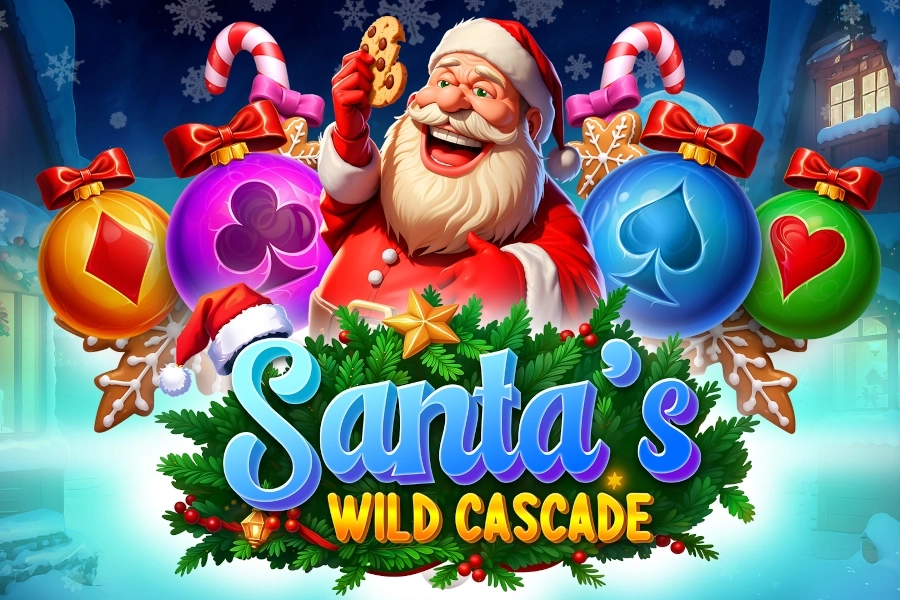 Game image: Santa's Wild Cascade by CasinoWebScripts