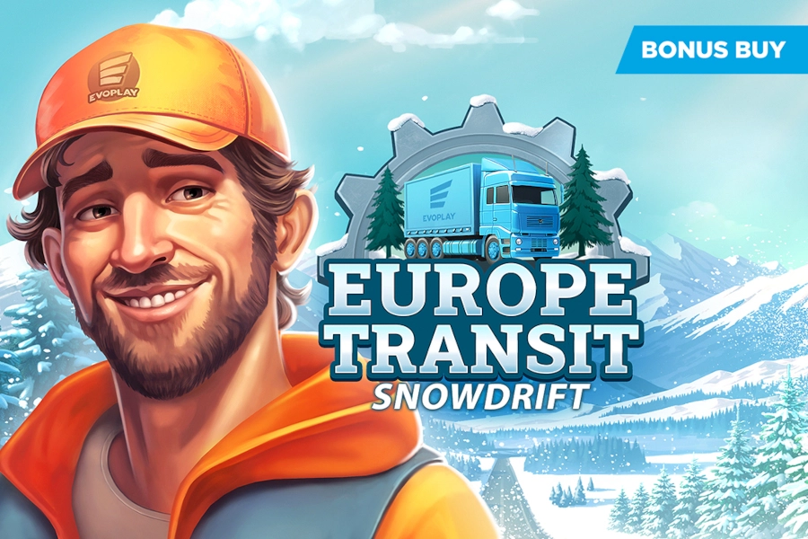 Game image: Europe Transit Snowdrift by Evoplay