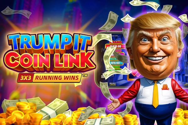 Game image: Trump It Coin Link by Fugaso