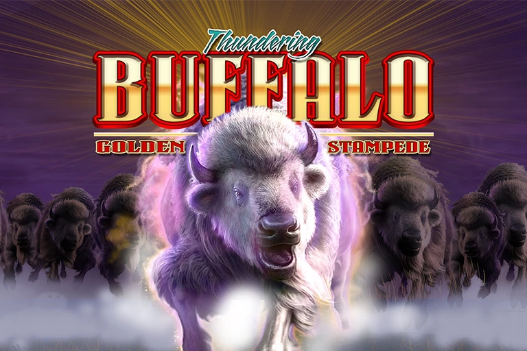 Game image: Thundering Buffalo: Golden Stampede by High 5 Games