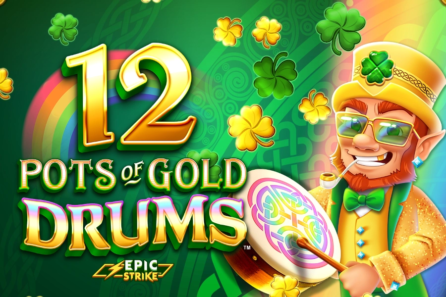 Game image: 12 Pots of Gold Drums by Gameburger Studios