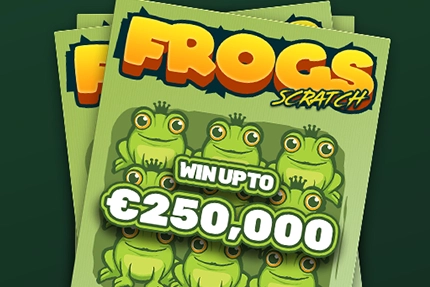 Game image: Frogs Scratch by Hacksaw Gaming