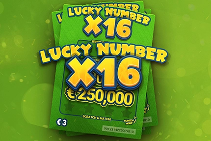 Game image: Lucky Numbers x16 by Hacksaw Gaming