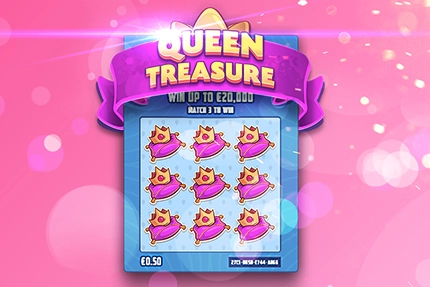 Game image: Queen Treasure by Hacksaw Gaming