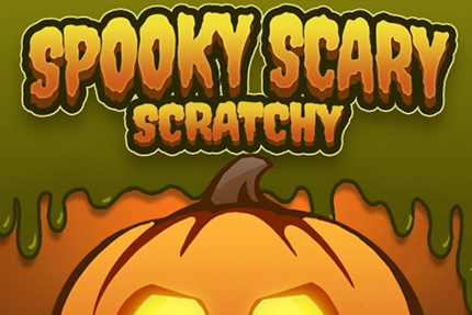 Game image: Spooky Scary Scratchy by Hacksaw Gaming