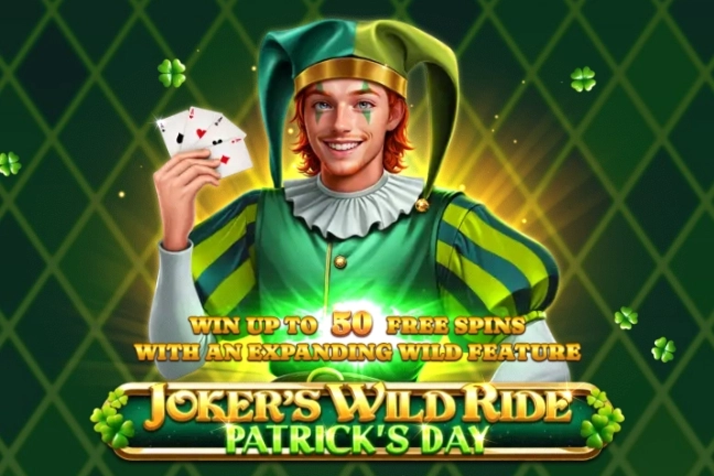 Game image: Joker's Wild Ride Patrick's Day by Spinomenal