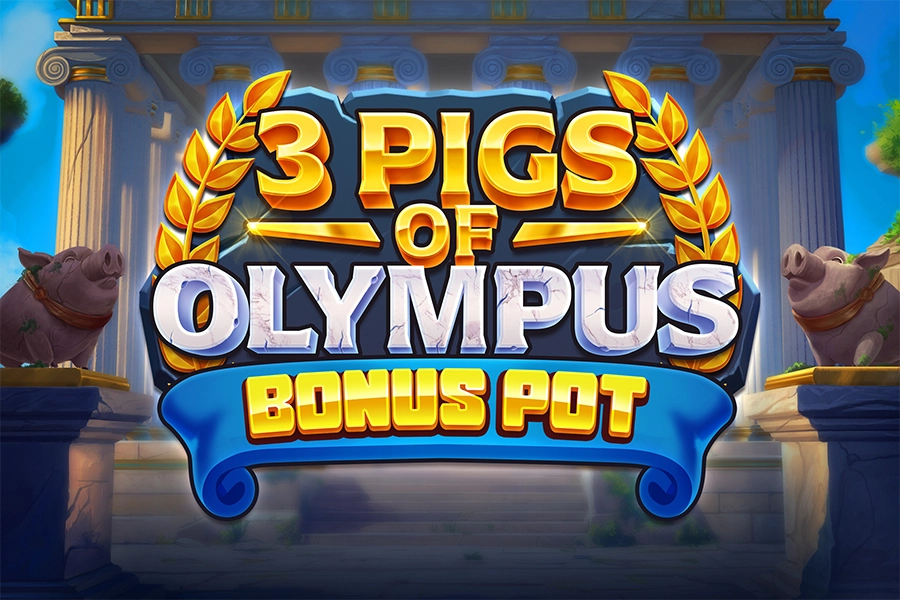 Game image: 3 Pigs of Olympus Bonus Pot by Gaming Corps